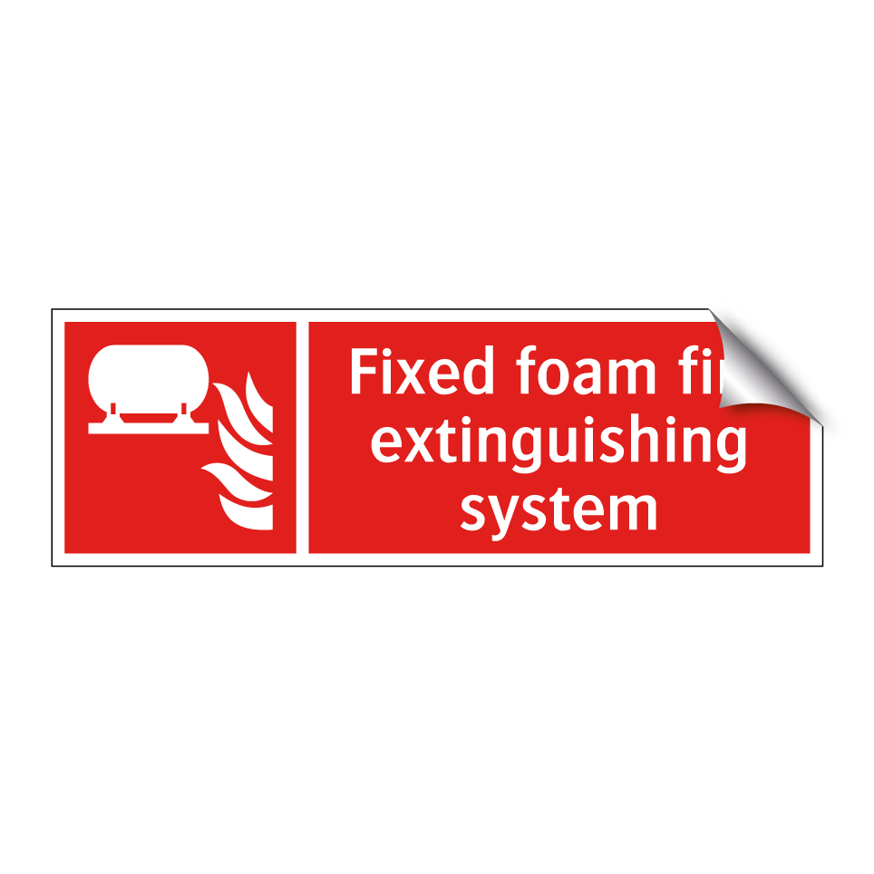 Fixed foam fire extinguishing system
