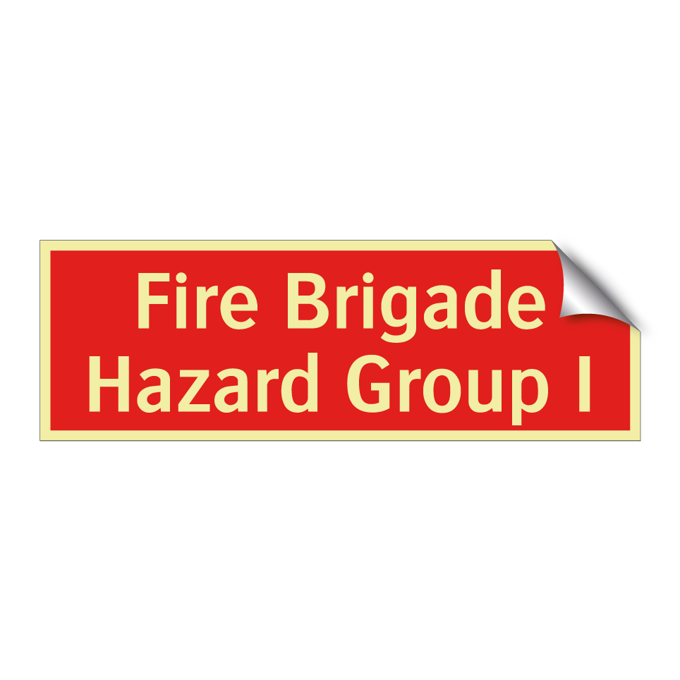 Fire Brigade Hazard Group I