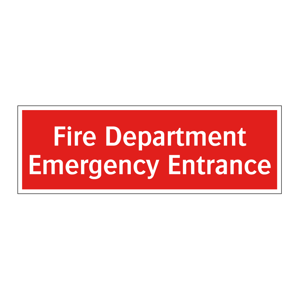 Fire Department Emergency Entrance