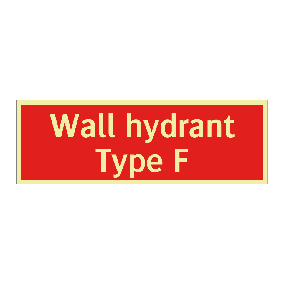 Wall hydrant Type F