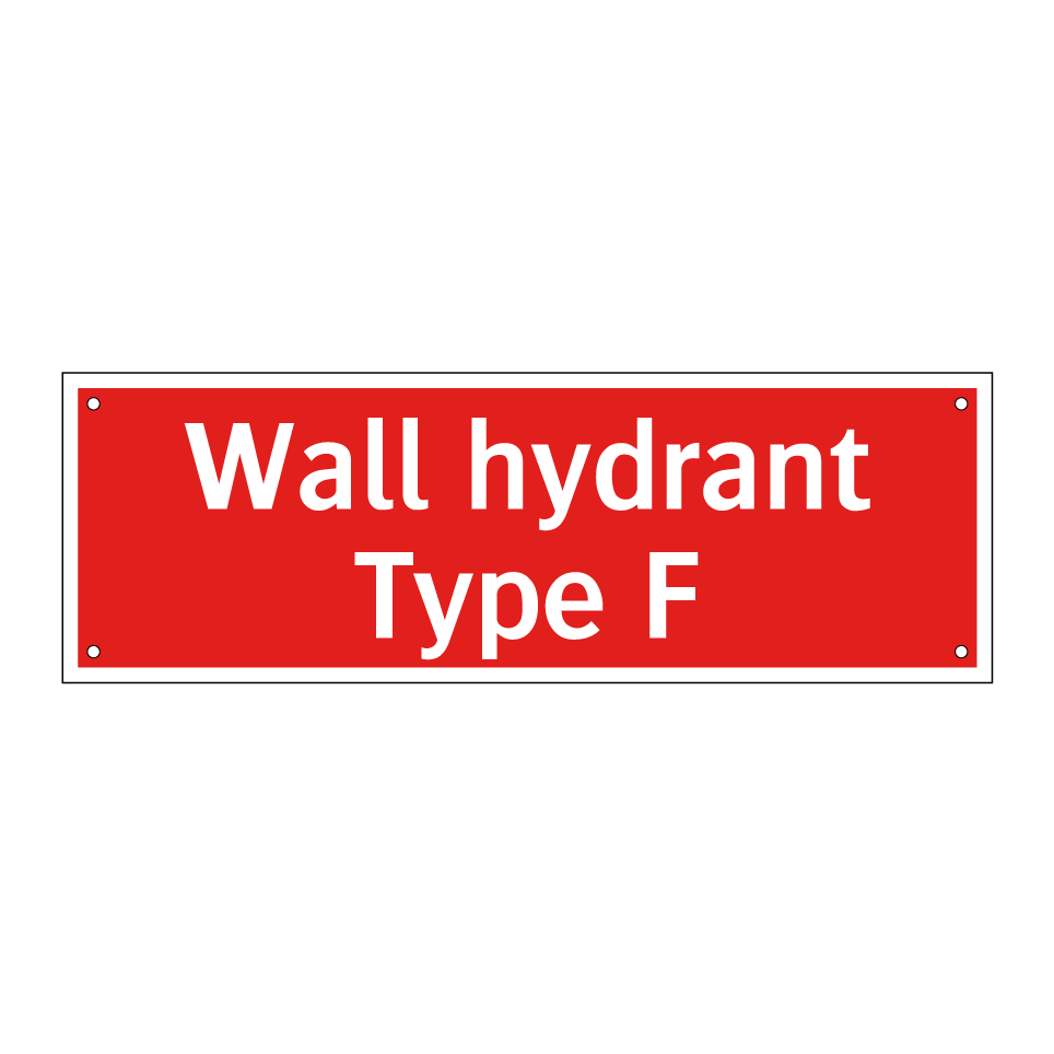 Wall hydrant Type F