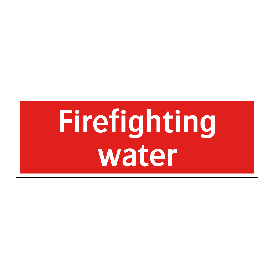 Firefighting water