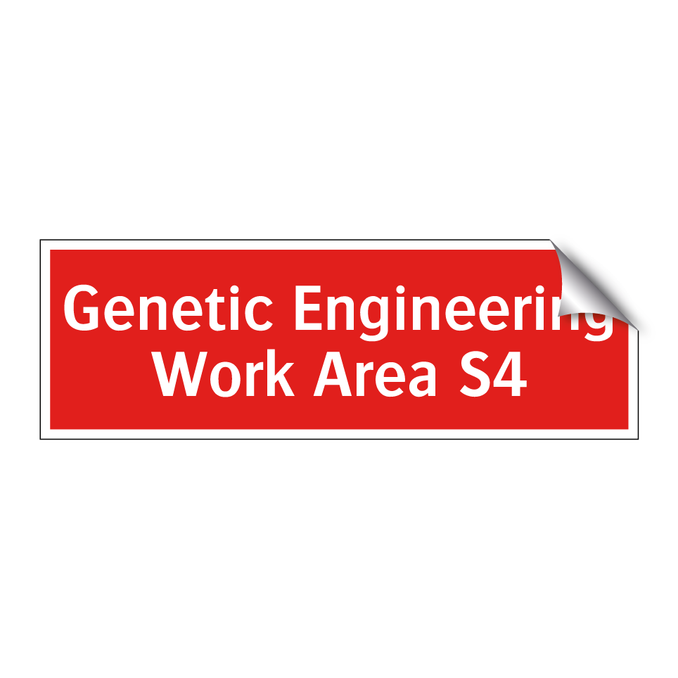 Genetic Engineering Work Area S4