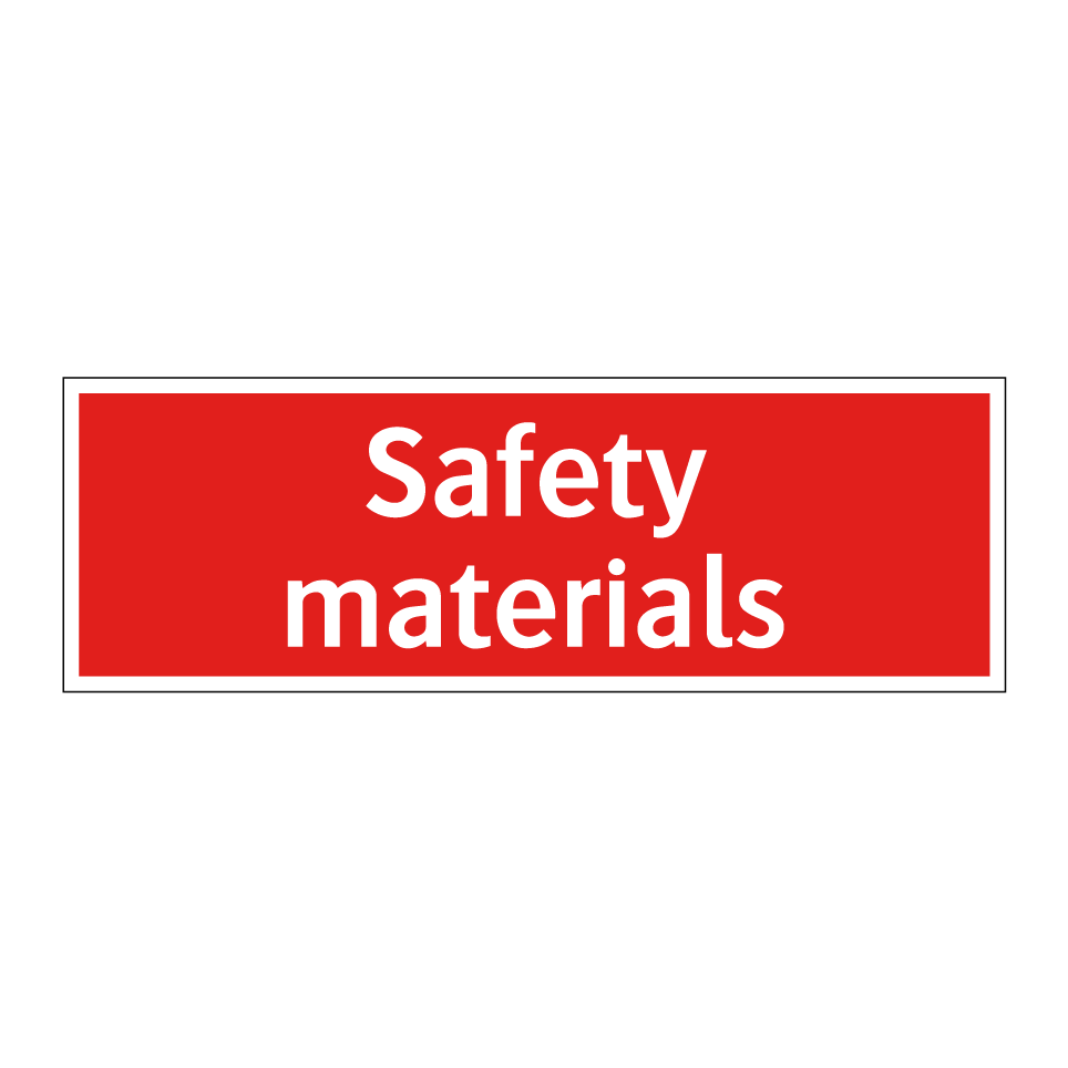 Safety materials