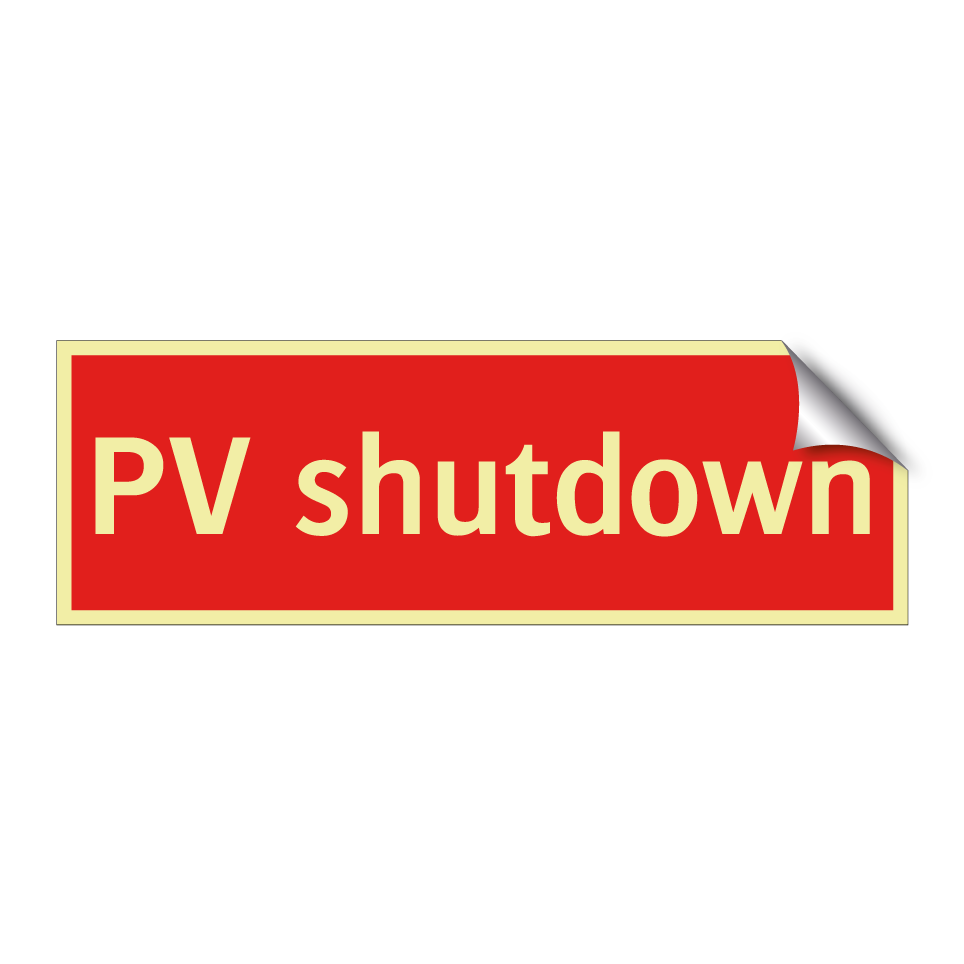 PV shutdown