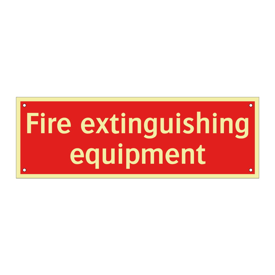Fire extinguishing equipment