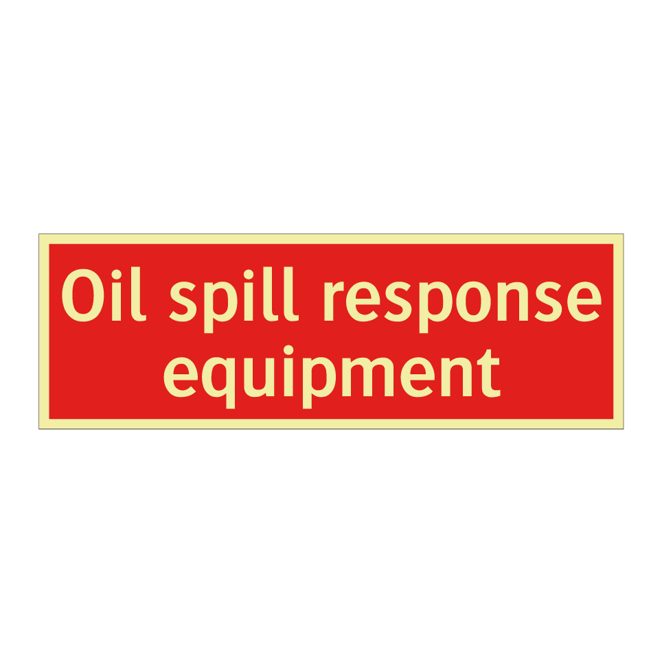 Oil spill response equipment