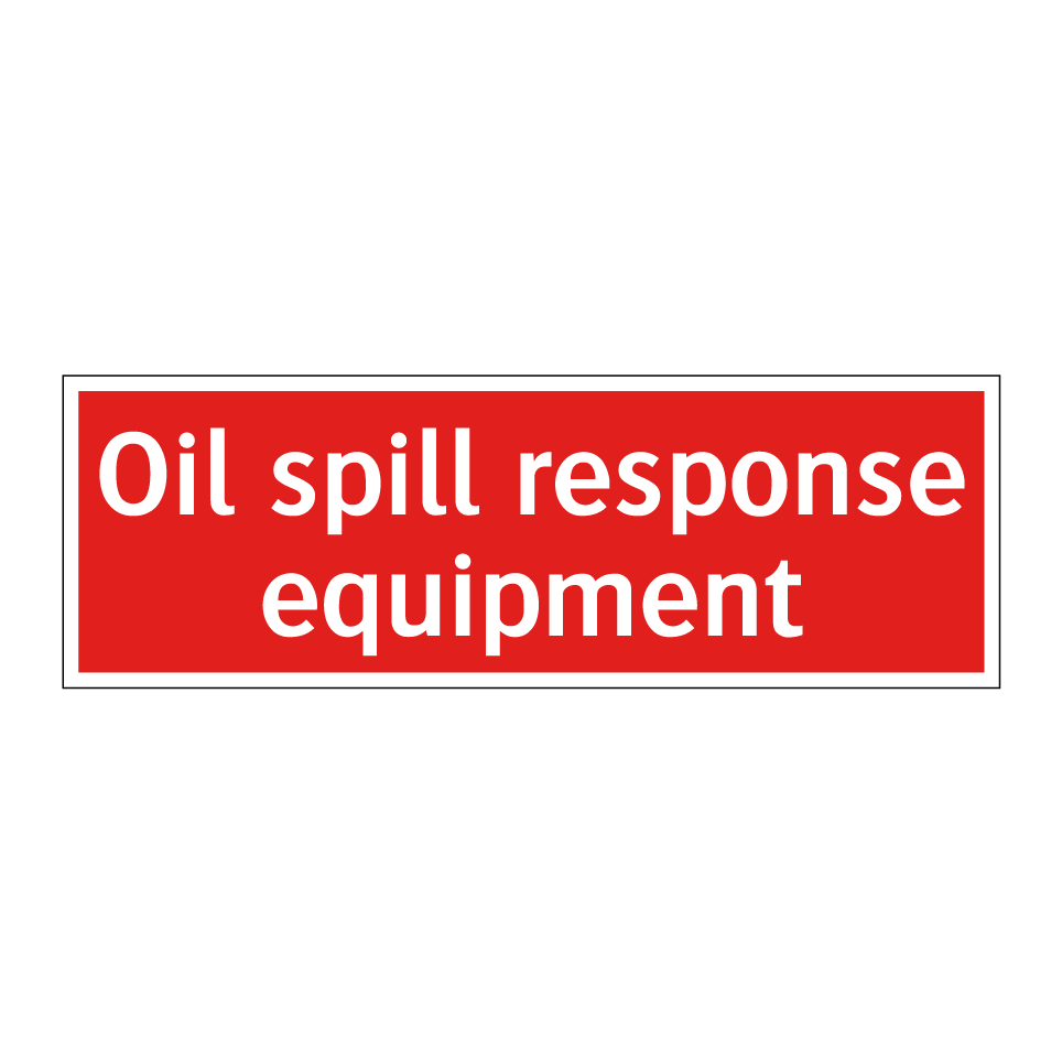 Oil spill response equipment