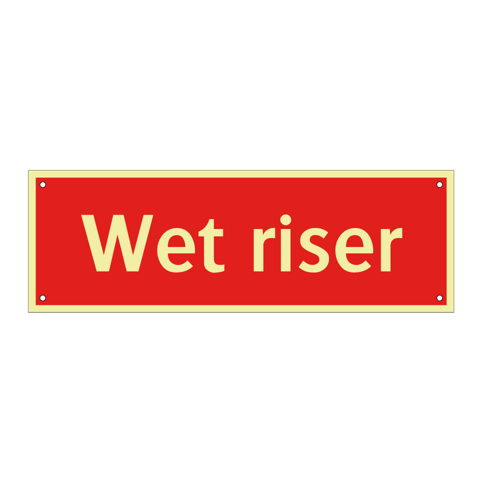 Wet riser