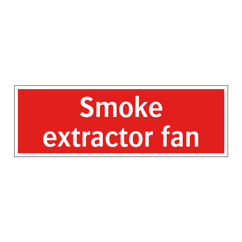 Smoke extractor fan