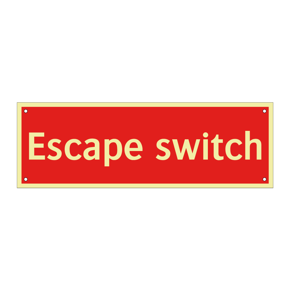 Escape switch