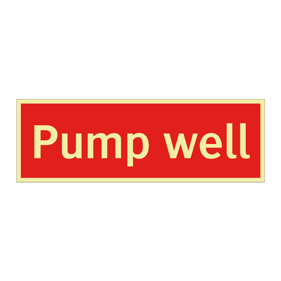 Pump well