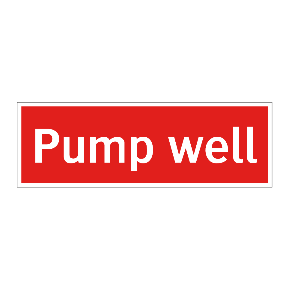Pump well