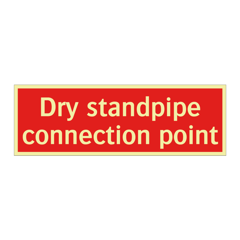 Dry standpipe connection point