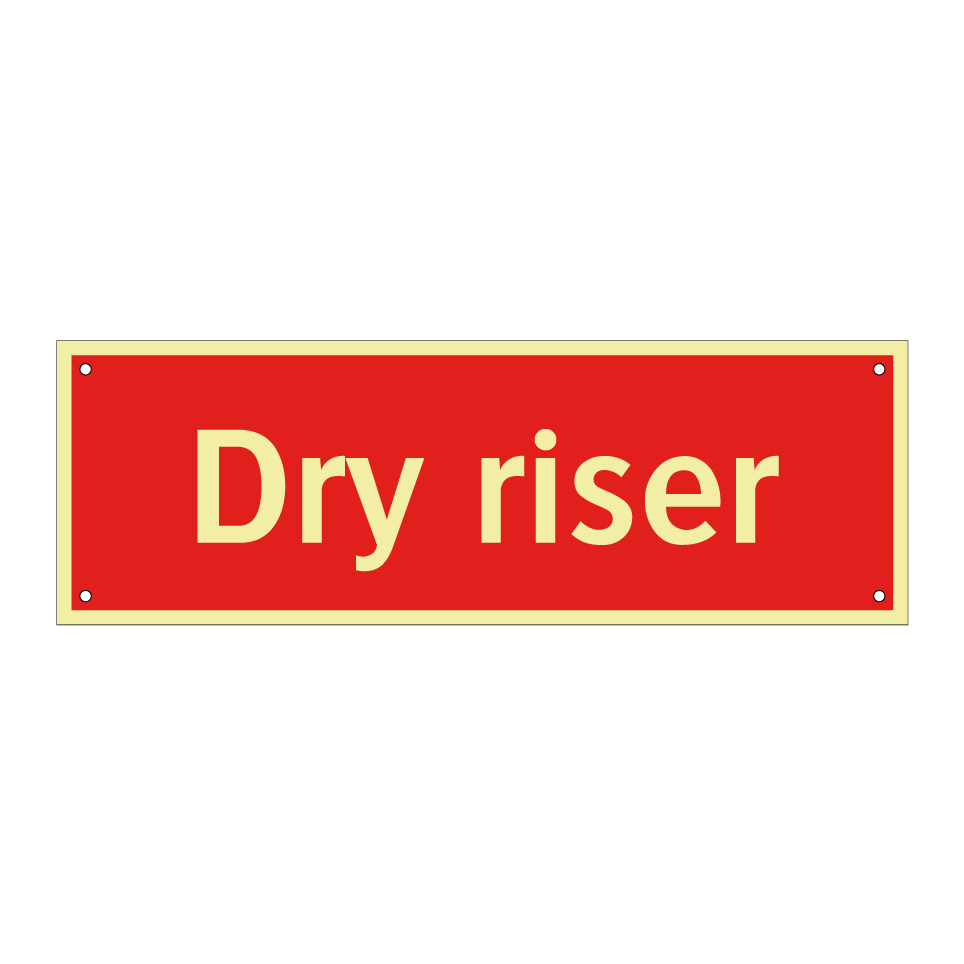 Dry riser