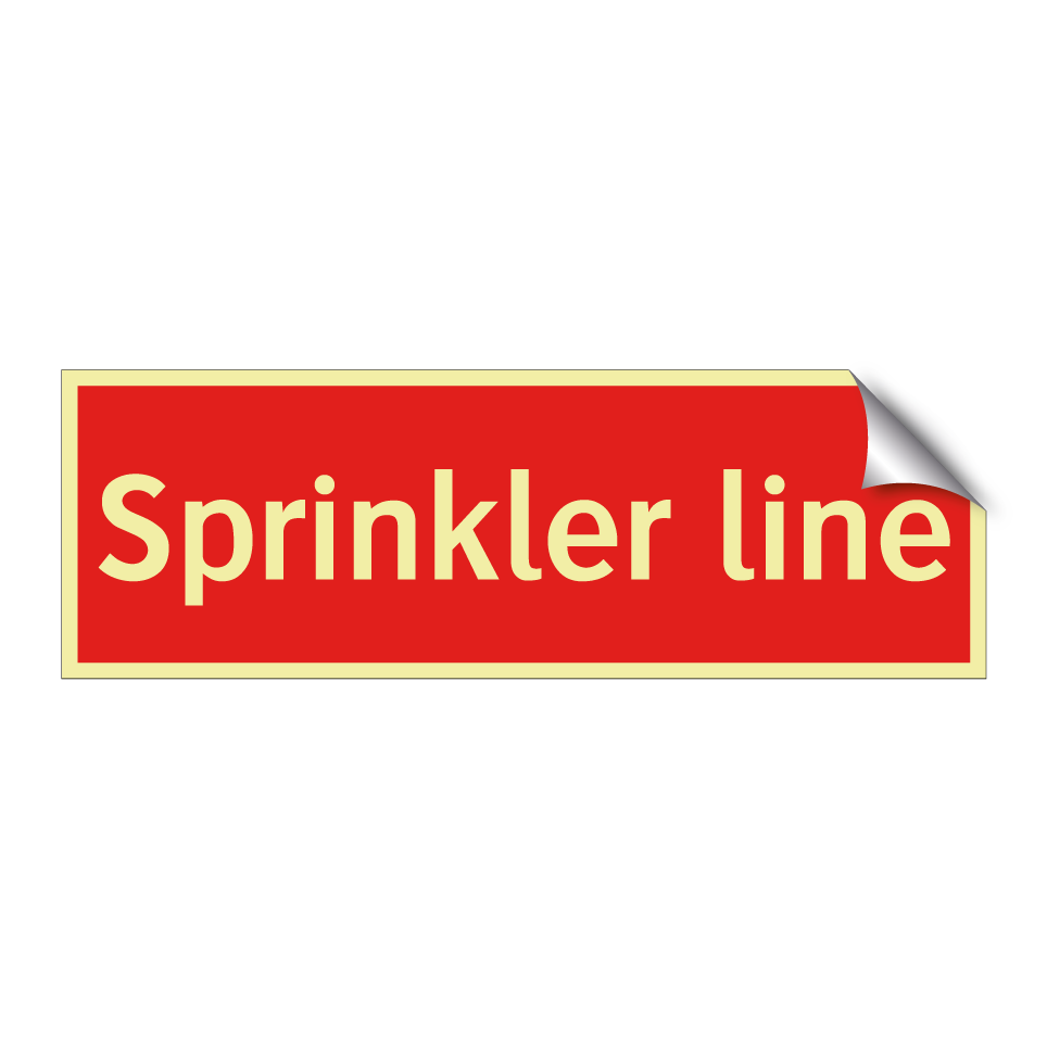 Sprinkler line