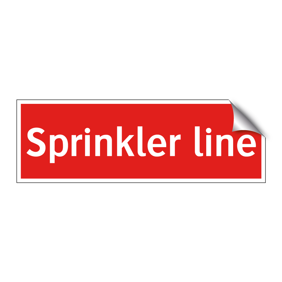 Sprinkler line