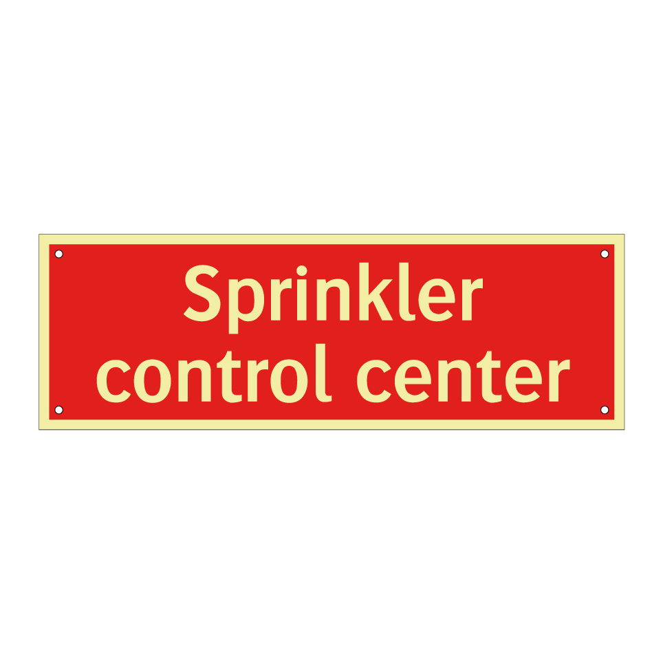 Sprinkler control center