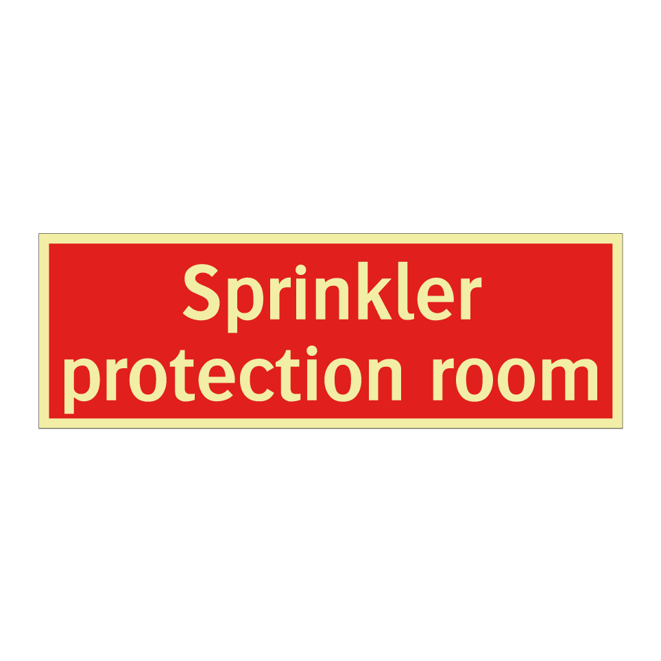 Sprinkler protection room