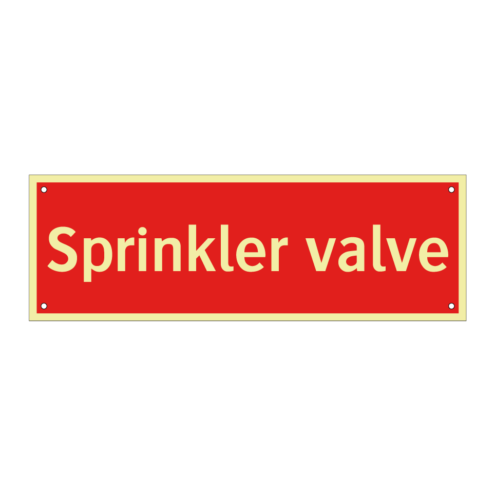 Sprinkler valve