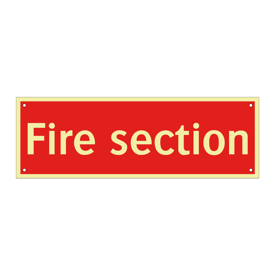 Fire section