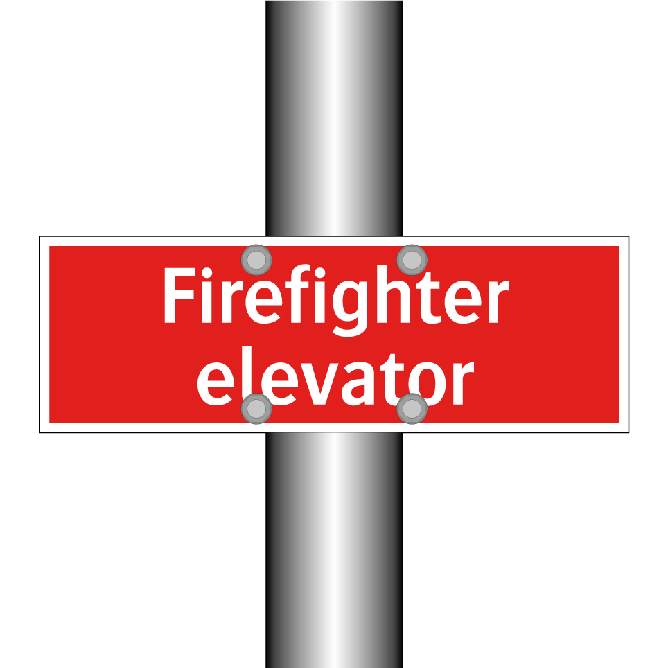 Firefighter elevator