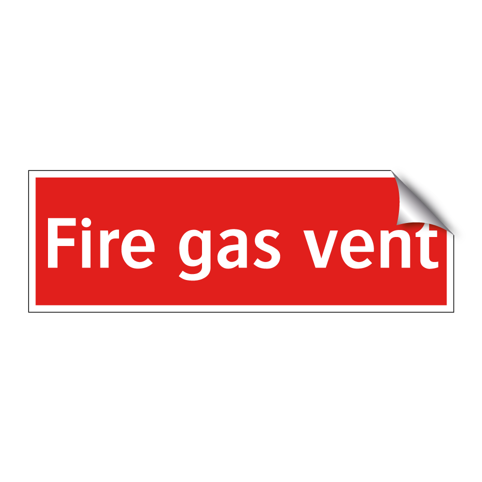Fire gas vent