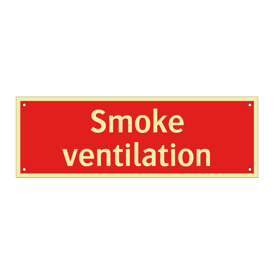 Smoke ventilation