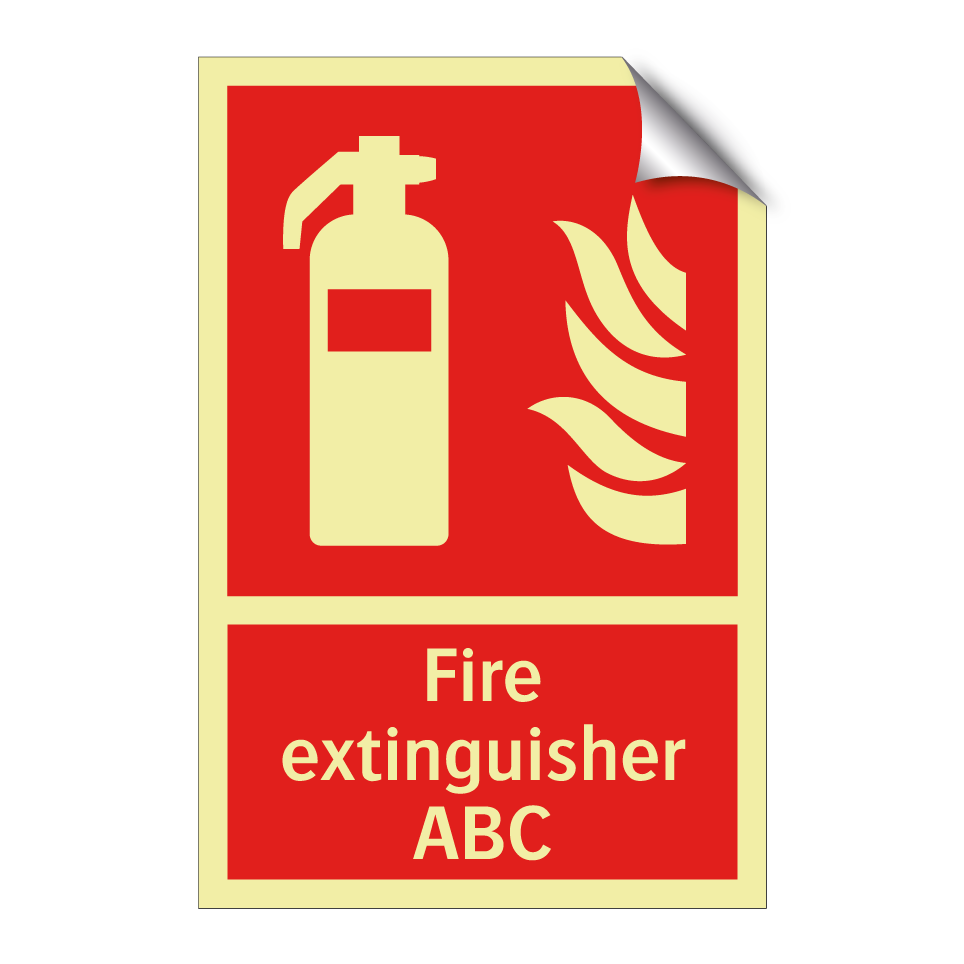 Fire extinguisher ABC