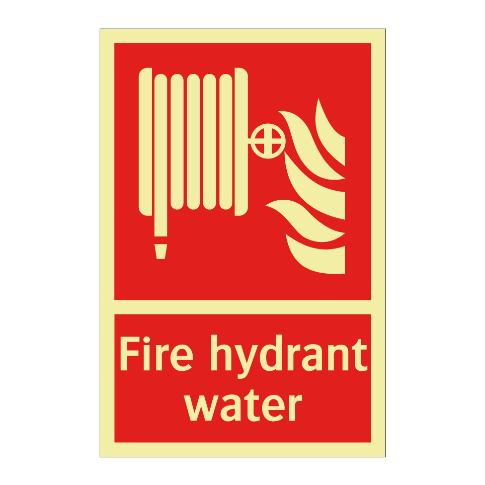 Fire hydrant water