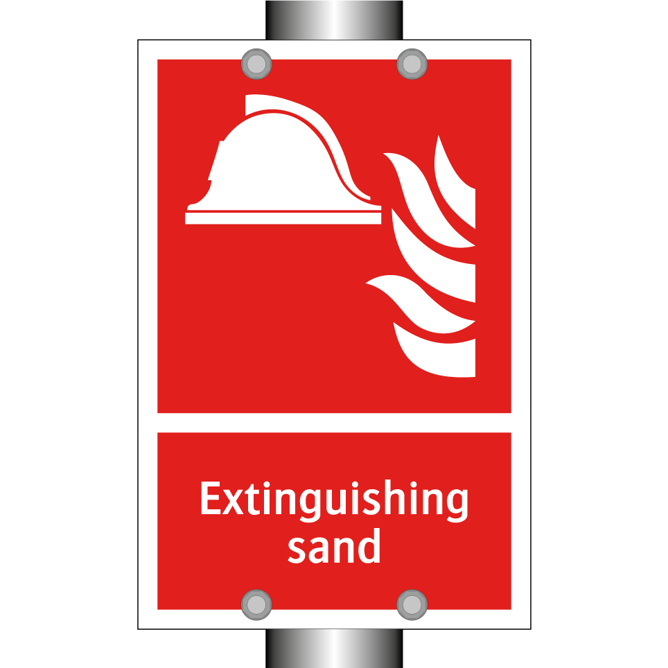 Extinguishing sand