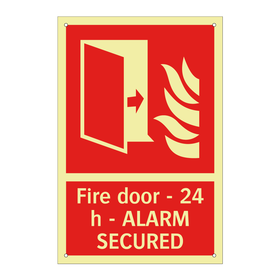 Fire door - 24 h - ALARM SECURED