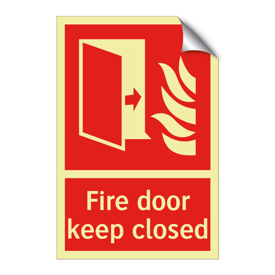 Fire door keep closed
