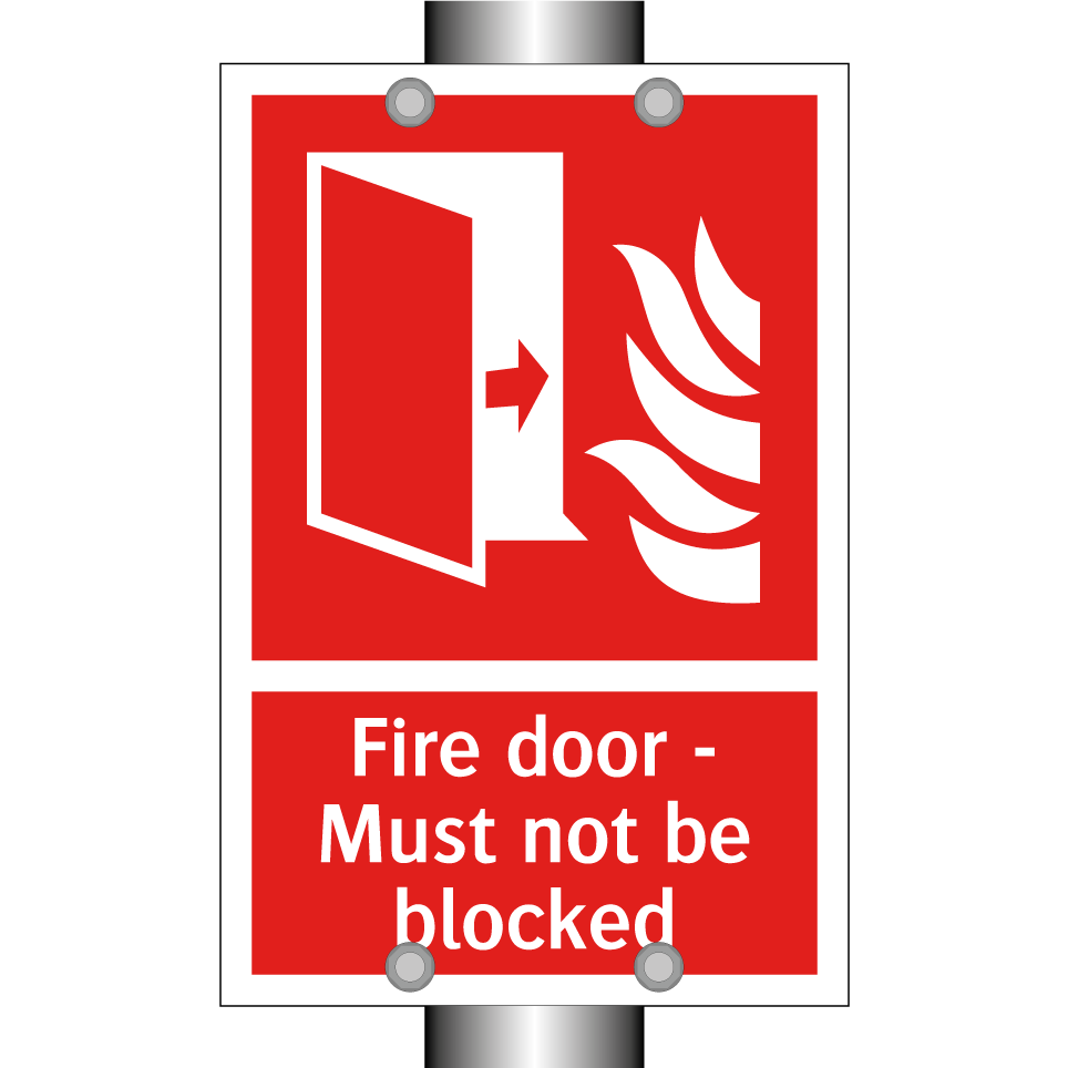 Fire door - Must not be blocked