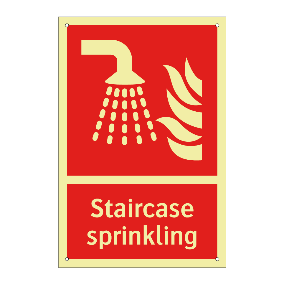 Staircase sprinkling
