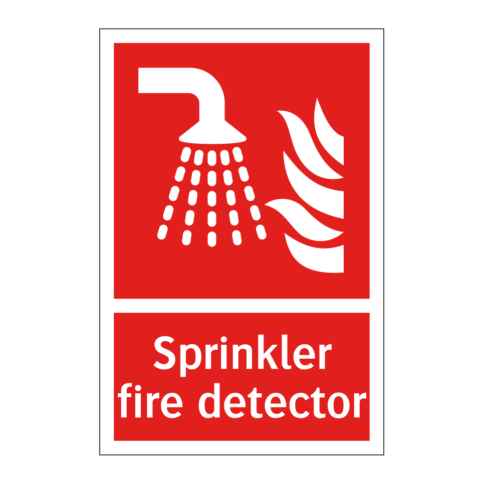 Sprinkler fire detector