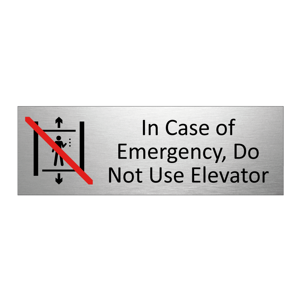 In Case of Emergency, Do Not Use Elevator