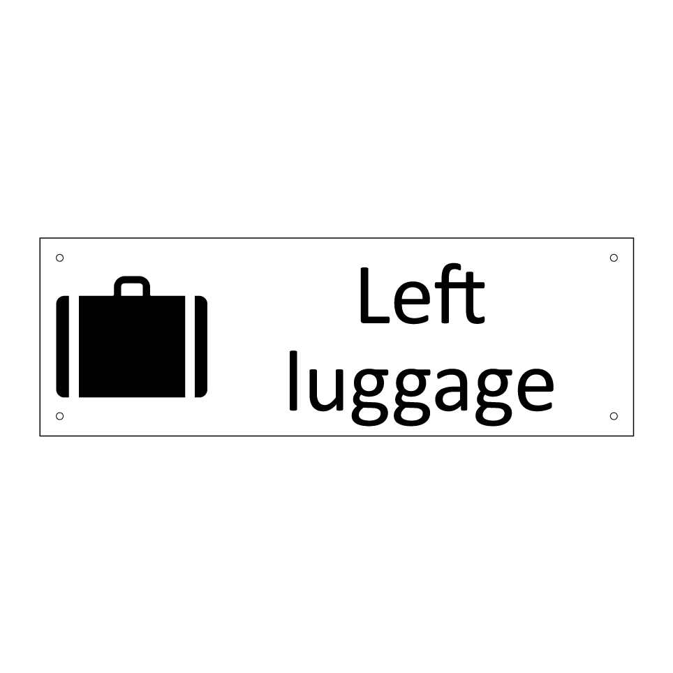 Left luggage