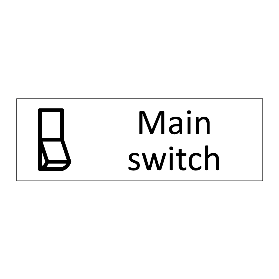 Main switch