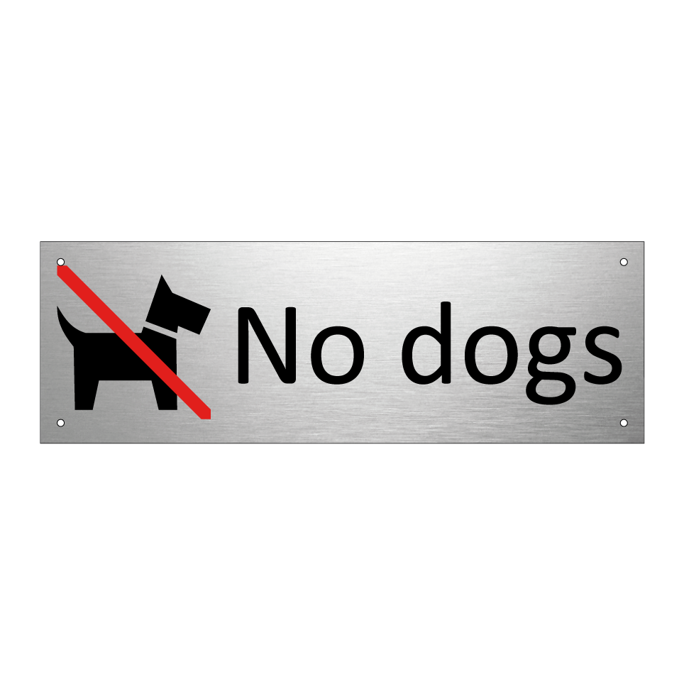 No dogs