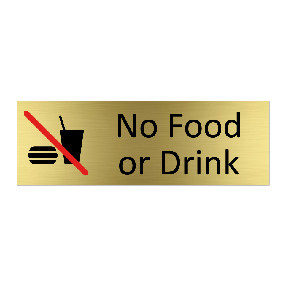 No Food or Drink