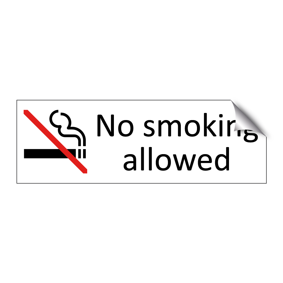 No smoking allowed