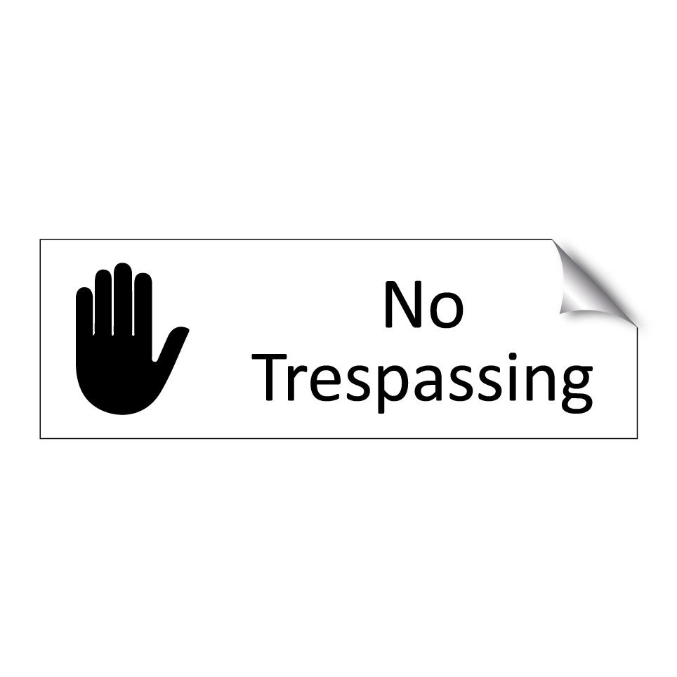 No Trespassing