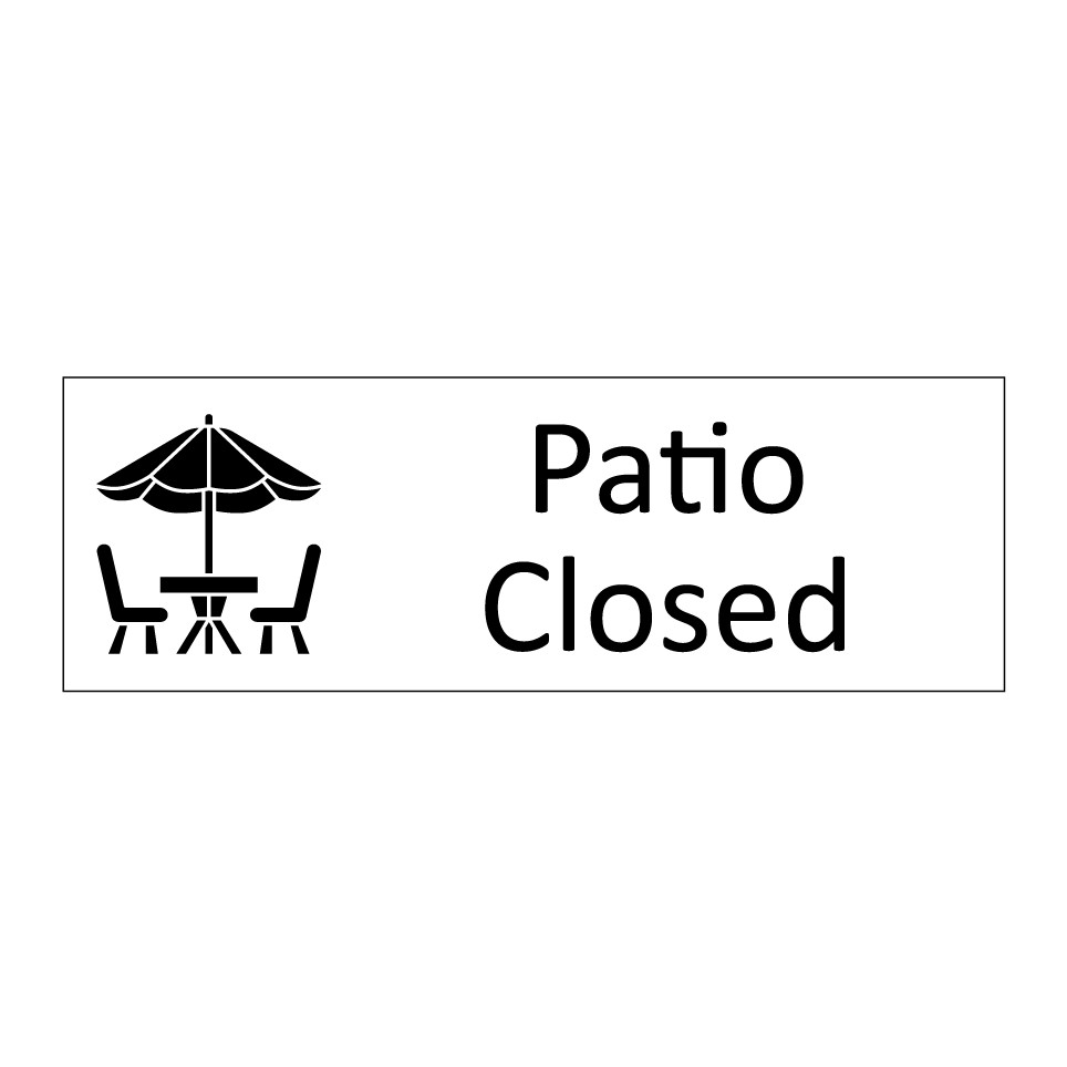Patio Closed