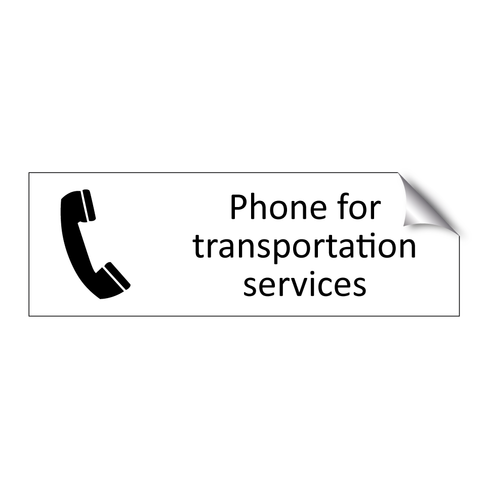 Phone for transportation services