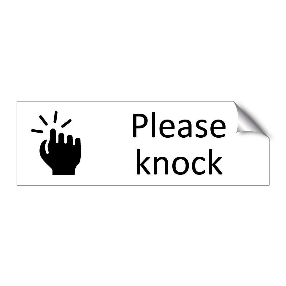 Please knock