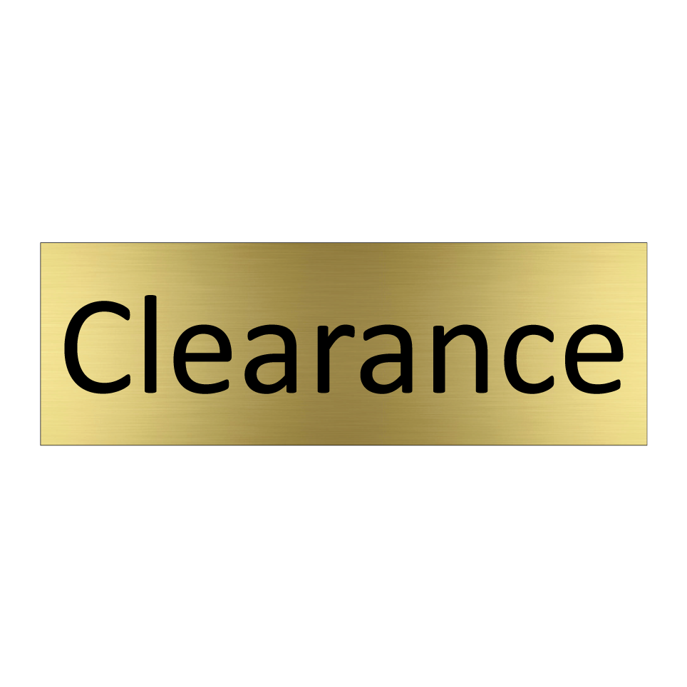Clearance