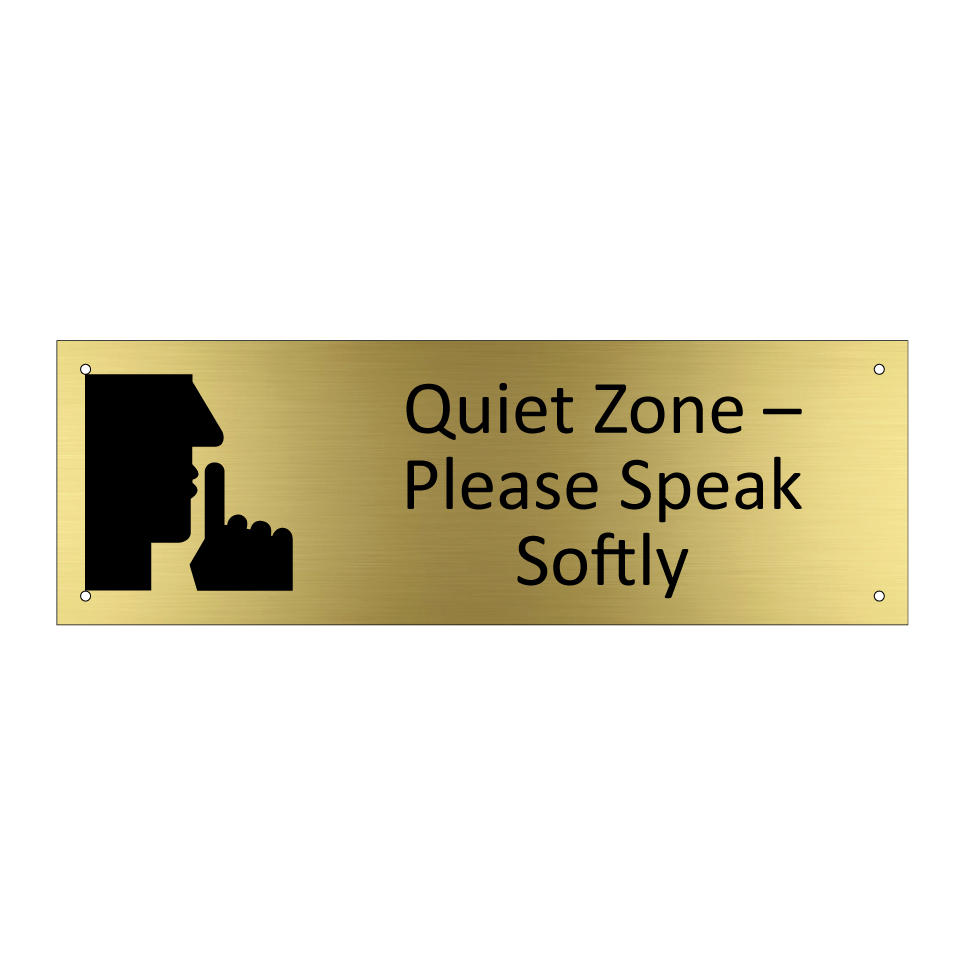 Quiet Zone – Please Speak Softly