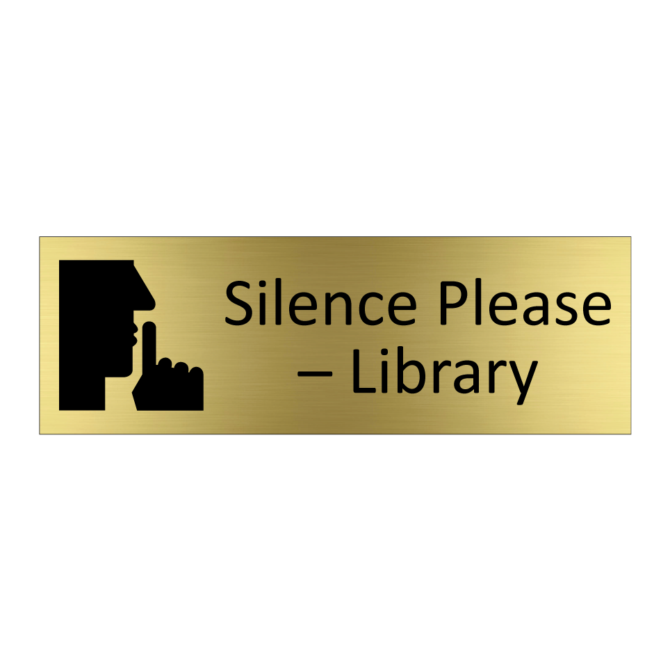 Silence Please – Library