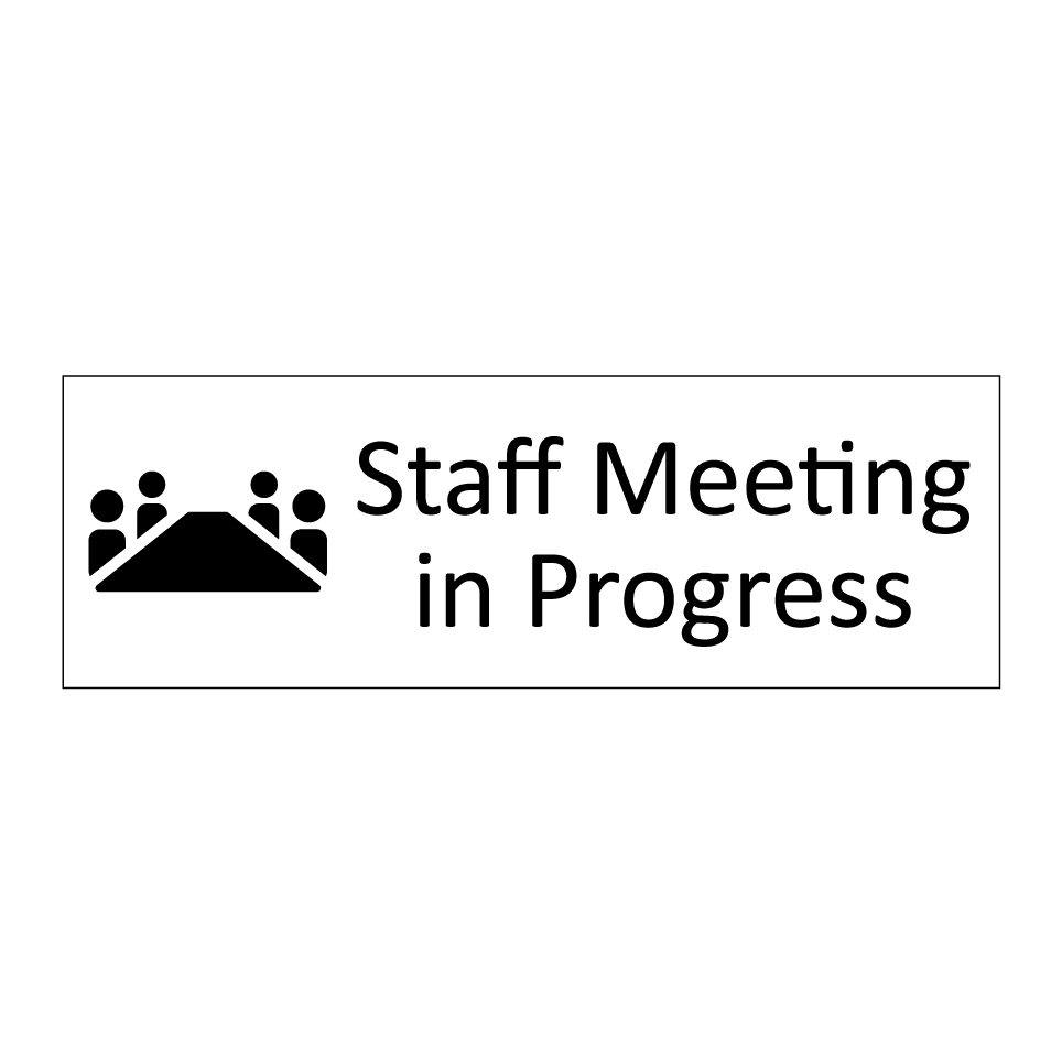 Staff Meeting in Progress